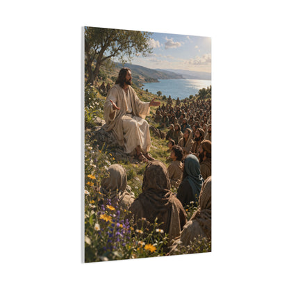Sermon on the Mount Teaching Wall Art & Canvas Print