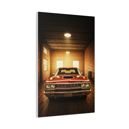 Plymouth Road Runner Tungsten Garage Wall Art & Canvas Prints