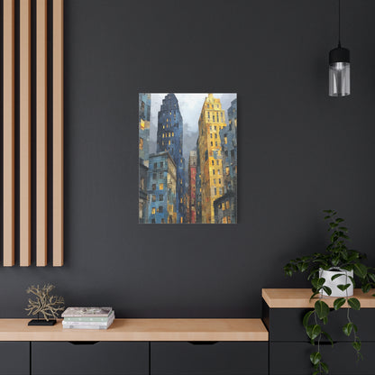 Urban Skyline Collage Composition Wall Art & Canvas Print