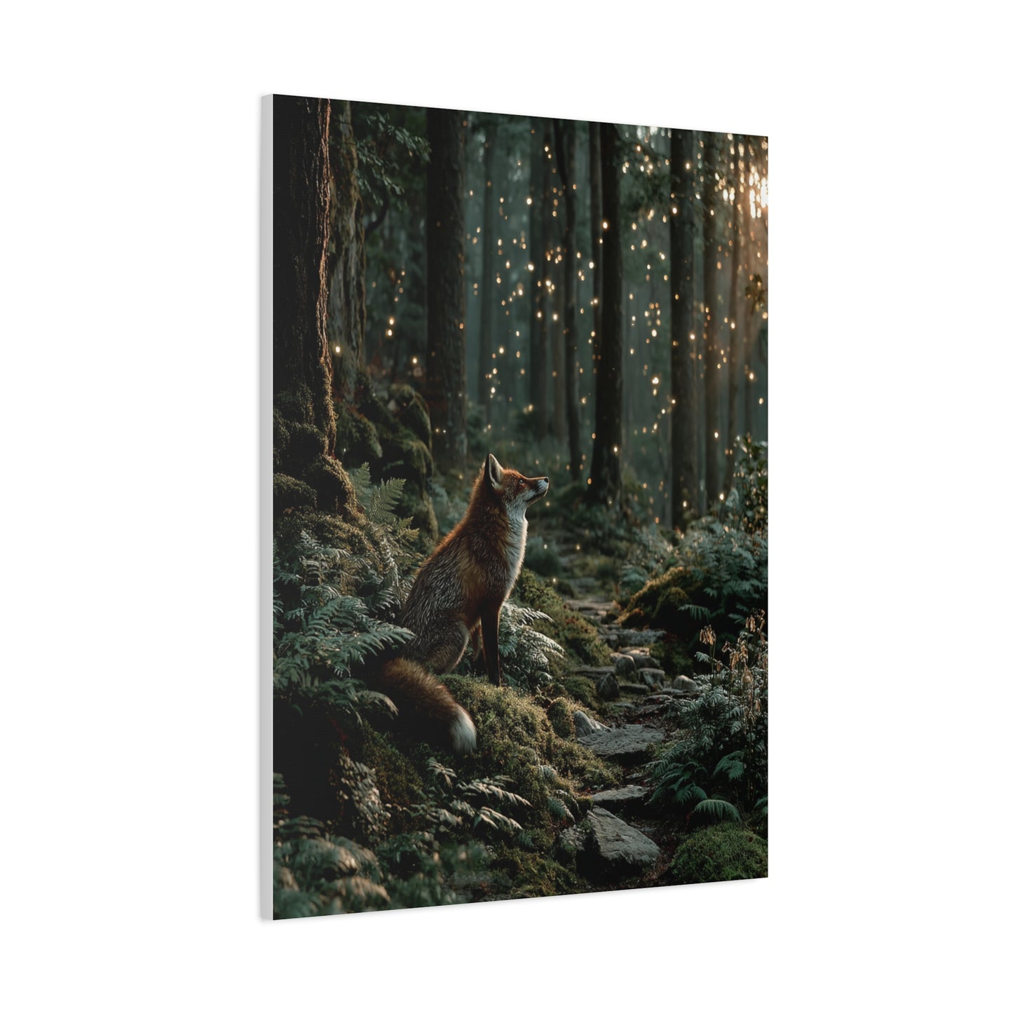 Enchanted Forest Fox Wall Art & Canvas Print