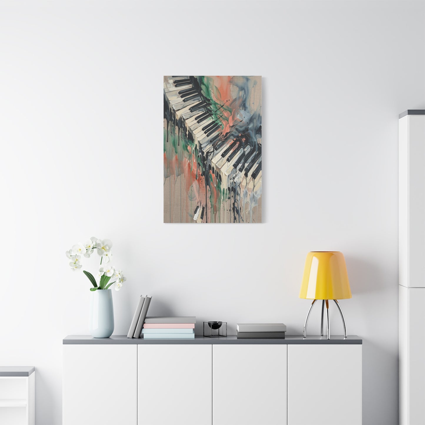 Abstract Piano Flow Expression Wall Art & Canvas Print