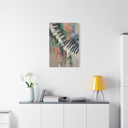 Abstract Piano Flow Expression Wall Art & Canvas Print