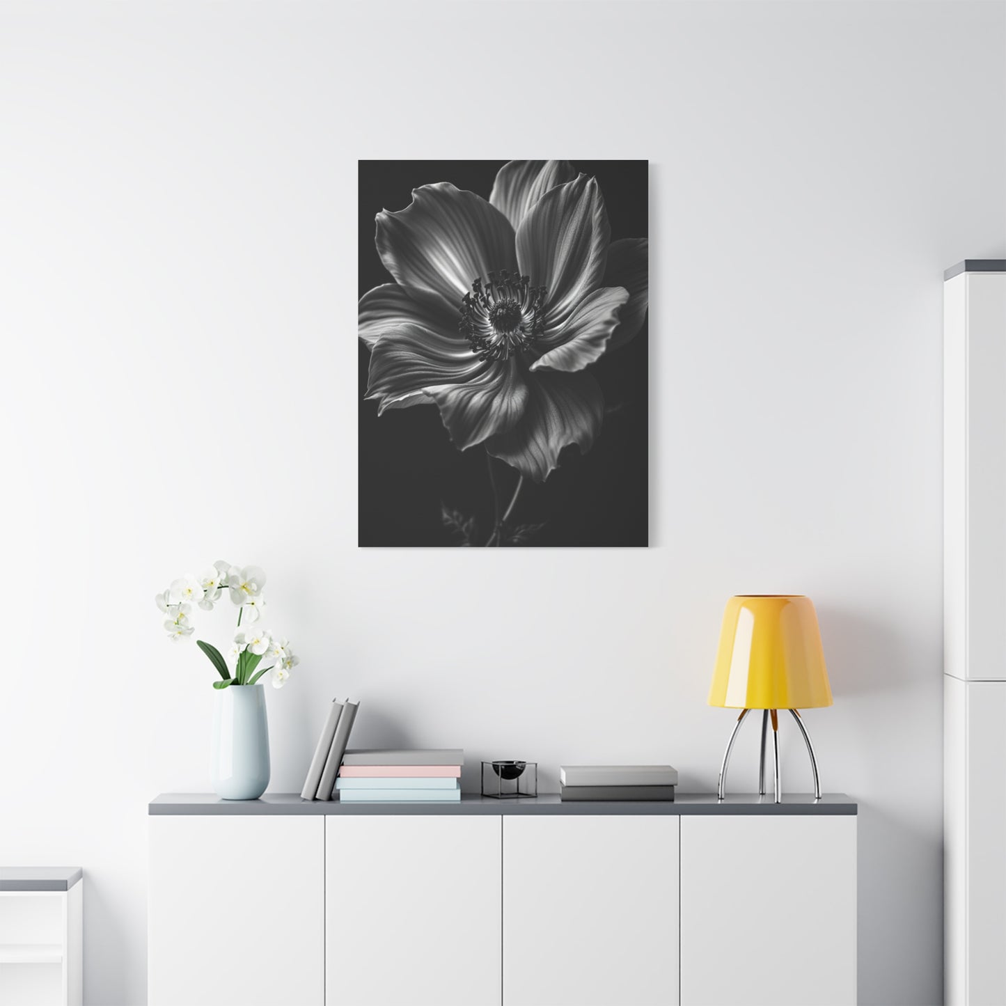 Anemone Bloom with Dramatic Center Wall Art & Canvas Prints