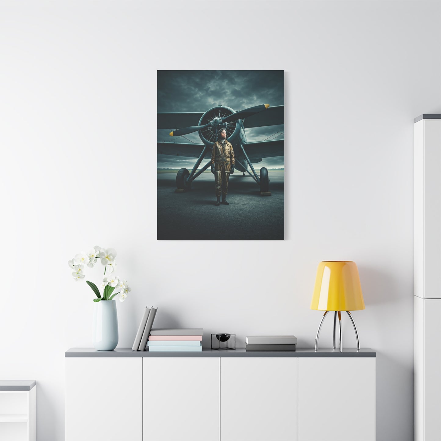 Pilot and Propeller Legacy Wall Art & Canvas Prints