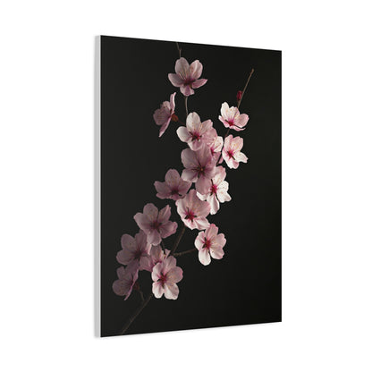 Dark Luxury Cherry Blossom Branch Wall Art & Canvas Prints