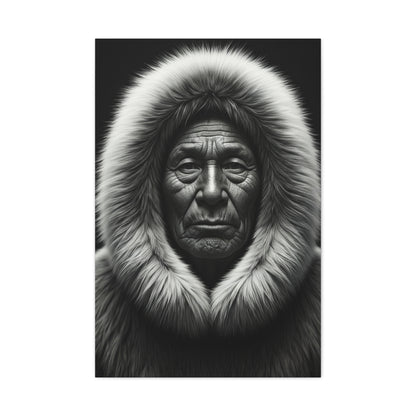 Wisdom of the Ancestors Black & White Portrait Wall Art & Canvas Prints