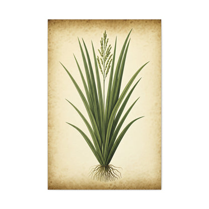 Wild Grass Illustration Wall Art & Canvas Prints
