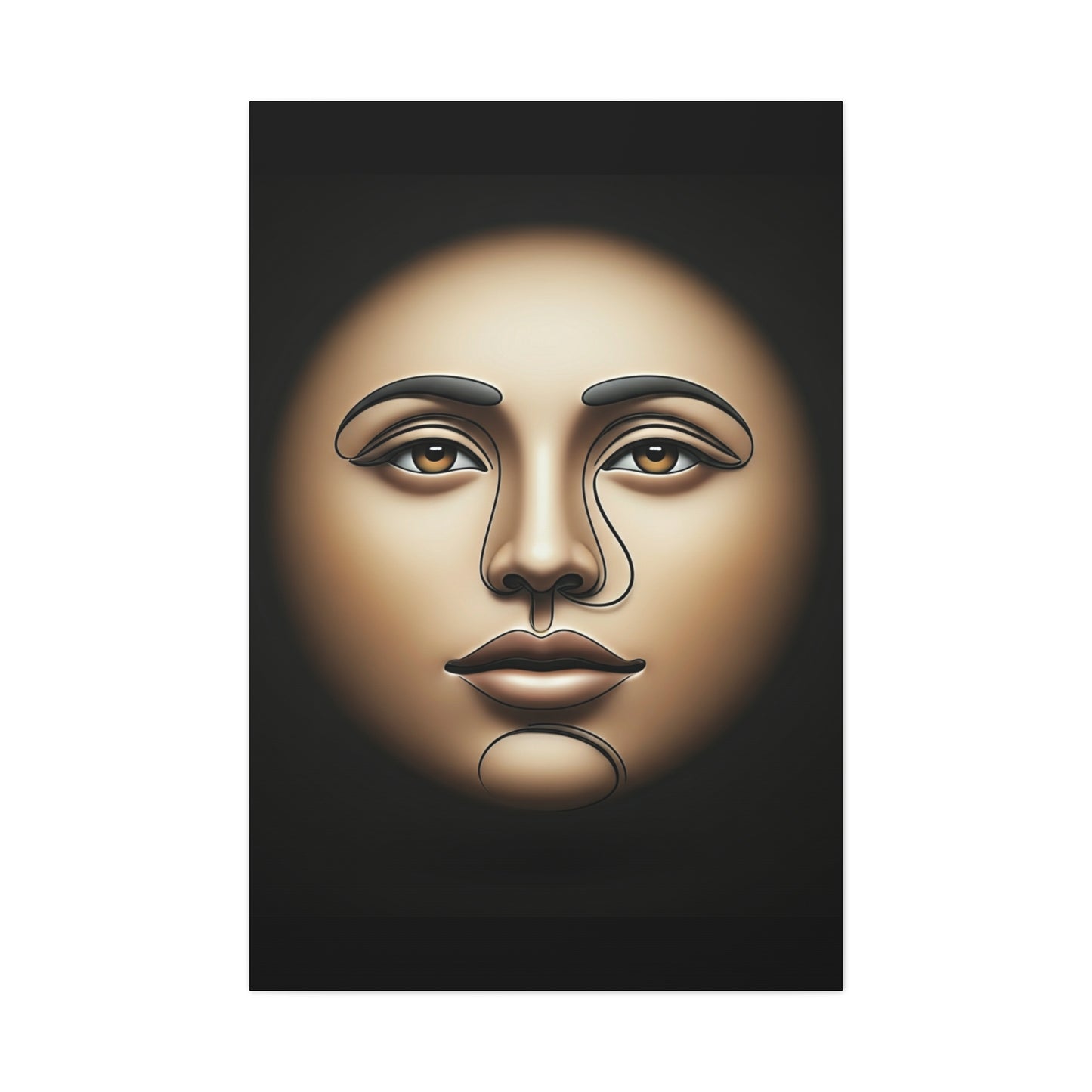 Ethereal Muse Portrait Wall Art & Canvas Print