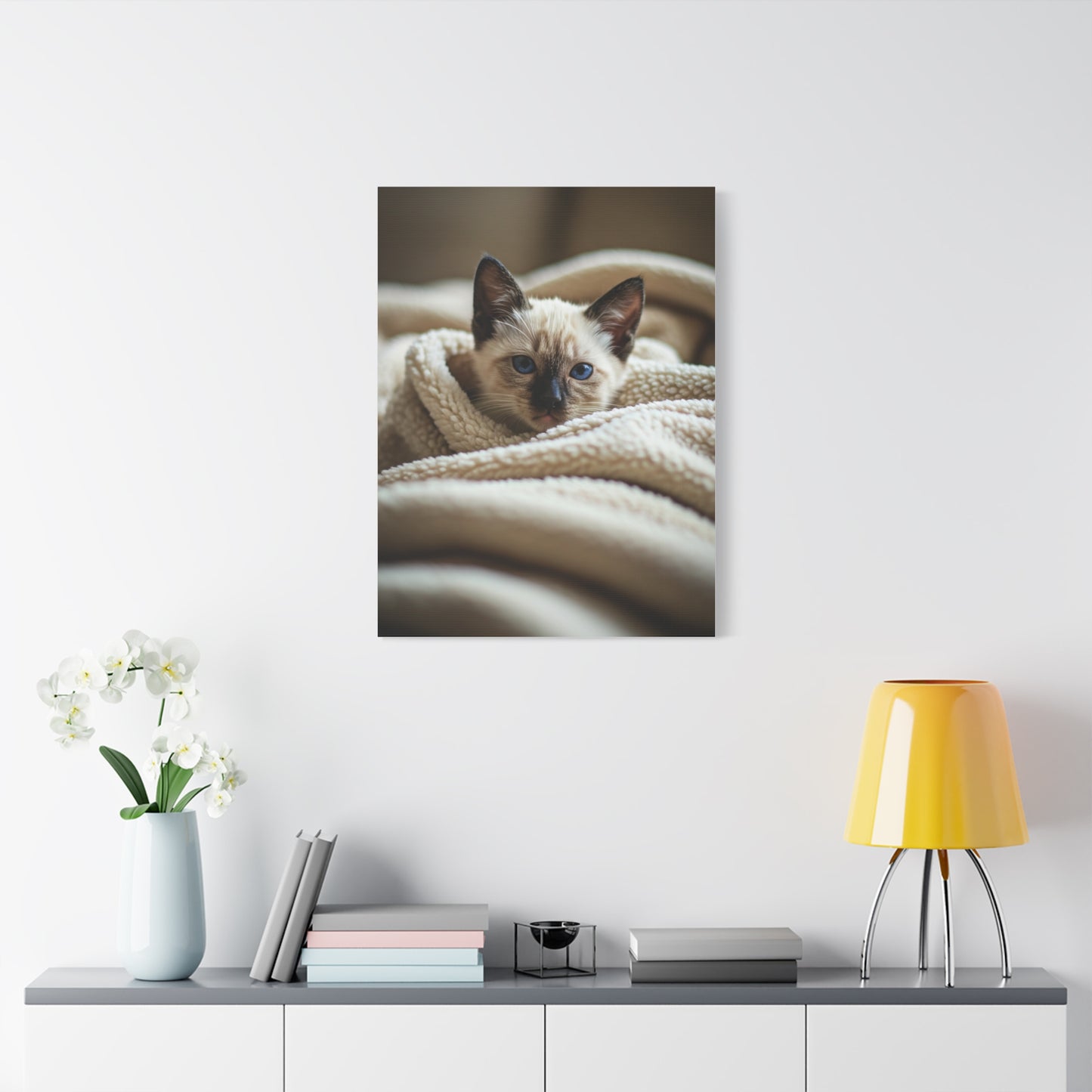 Cozy Kitten Comfort Wall Art & Canvas Prints