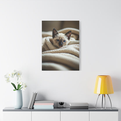 Cozy Kitten Comfort Wall Art & Canvas Prints