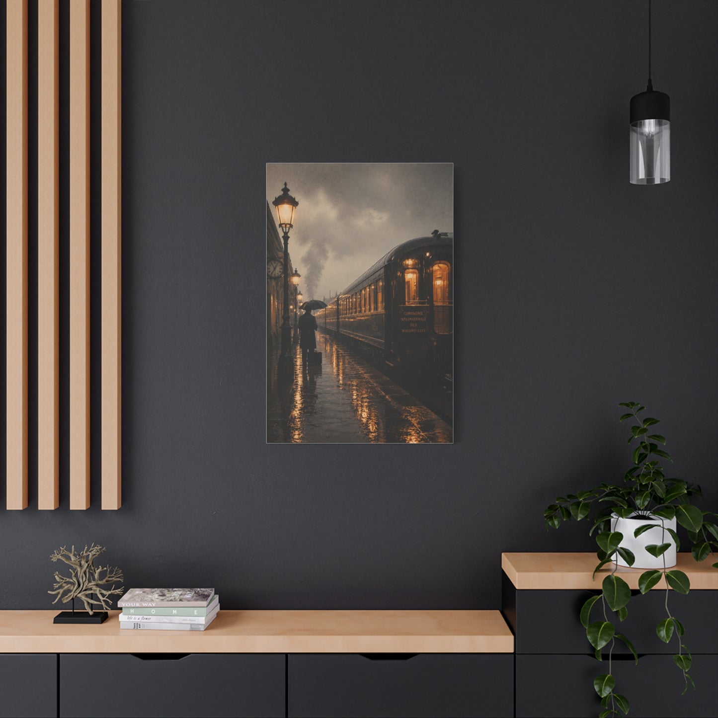 Classic European Night Train Journey Wall Art & Canvas Print