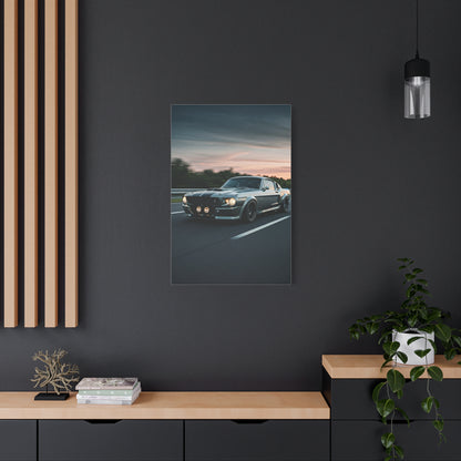 1967 Ford Mustang Shelby GT500 Restomod Highway Charge Wall Art & Canvas Prints