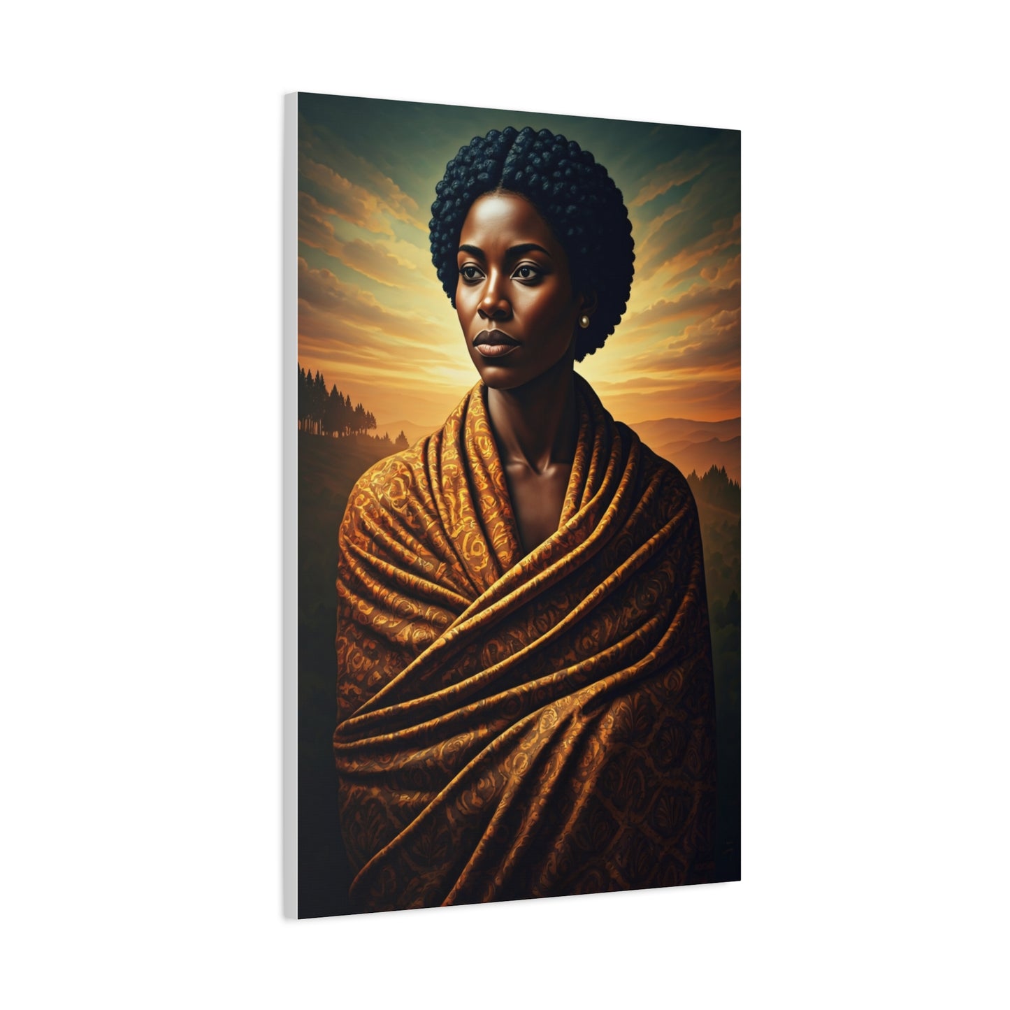 Golden Horizon Queen Portrait Wall Art & Canvas Prints
