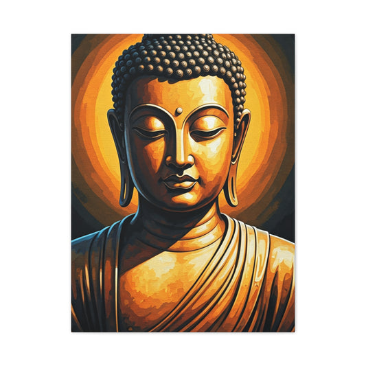 Enlightened Aura Buddha Canvas
