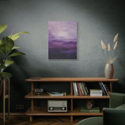 Amethyst Horizon Landscape Wall Art & Canvas Print