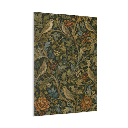Matthew 6:26 Heritage Botanical Scripture Wall Art & Canvas Print