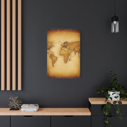 Classic Nautical Map with Ships Wall Art & Canvas Prints