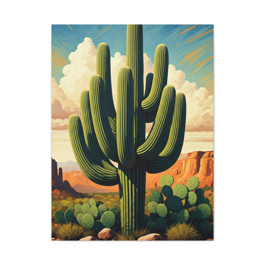 Desert Canyon Saguaro Landscape Wall Art & Canvas Prints