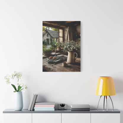 Rustic Farmhouse Window Still Life Wall Art & Canvas Print