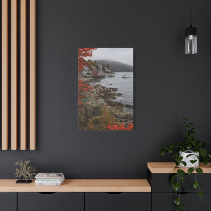 Bar Harbor Maine Coastal Autumn Wall Art & Canvas Print