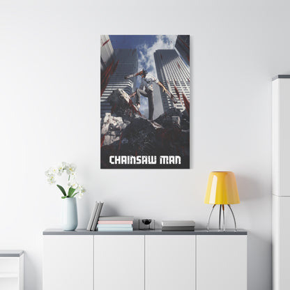Chainsaw Man Poster Wall Art & Canvas Print