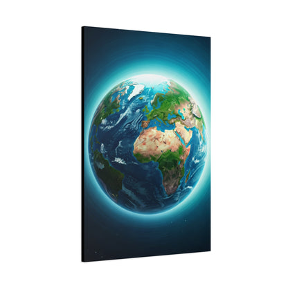 Glowing Earth from Space Wall Art & Canvas Prints