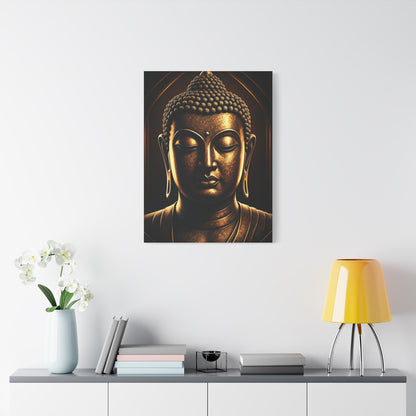 Classic Enlightened Buddha Close-Up Wall Art & Canvas Prints