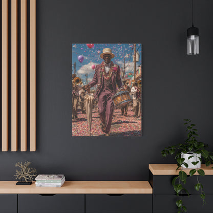 Second Line Parade Celebration Wall Art & Canvas Print