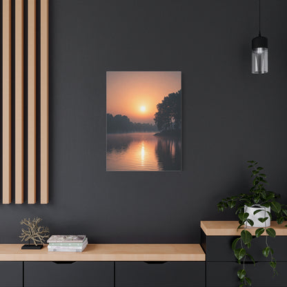 Sunrise Lake Reflection Wall Art & Canvas Prints
