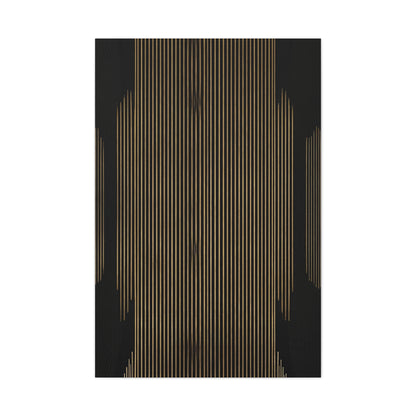 Midnight Gold Column Abstract Wall Art & Canvas Prints