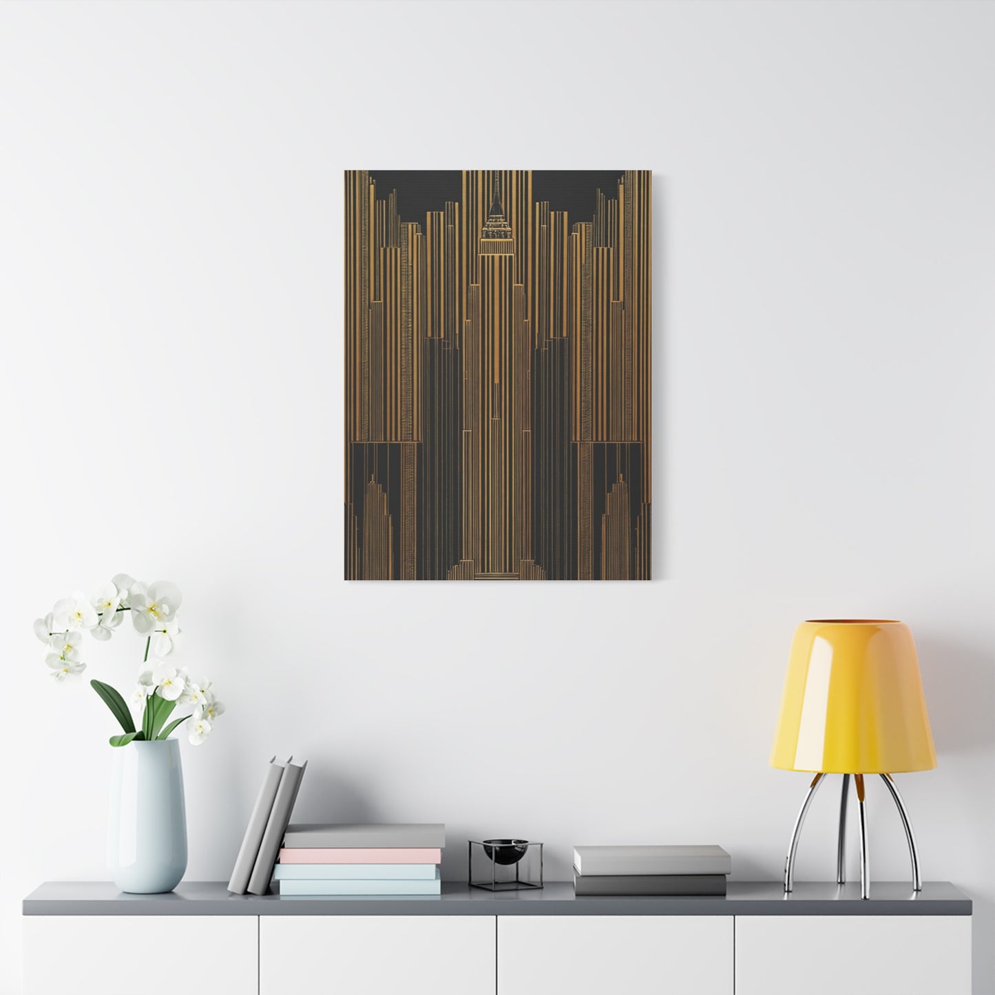 Majestic Golden City Towers Wall Art & Canvas Prints