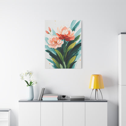 Blush Floral Botanical Wall Art & Canvas Prints