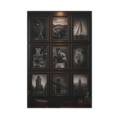 Executive Lounge Gallery Grid Wall Art & Canvas Print