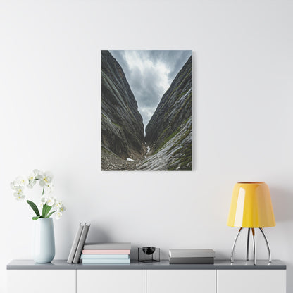 Between the Mountains Wall Art & Canvas Prints