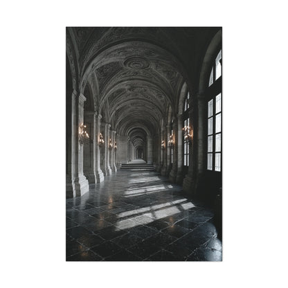 Grand Architectural Corridor Wall Art & Canvas Print