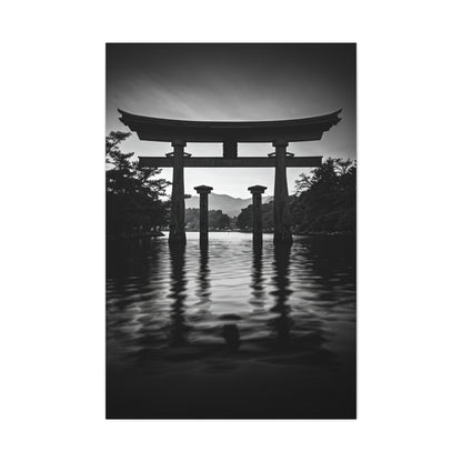 Torii Gate Reflection Serenity Wall Art & Canvas Prints