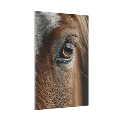 Horse Eye Macro Emotional Detail Wall Art & Canvas Print