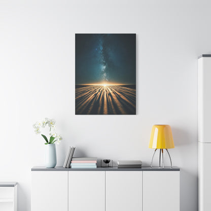 Milky Way Horizon Glow Wall Art & Canvas Prints