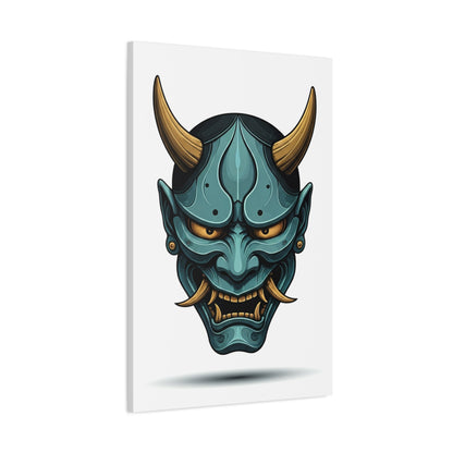Oni Demon Mask Wall Art & Canvas Prints