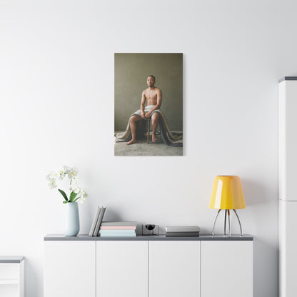 Contemporary Male Nude Portrait Wall Art & Canvas Print