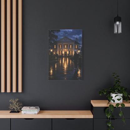 Grand Clubhouse Blue Hour Golf Wall Art & Canvas Print