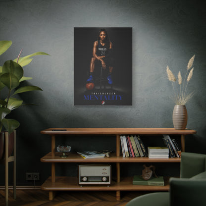 Trailblazer Mentality Women’s Basketball Sports Wall Art & Canvas Print