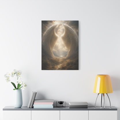 Under His Wings Scripture Wall Art & Canvas Print
