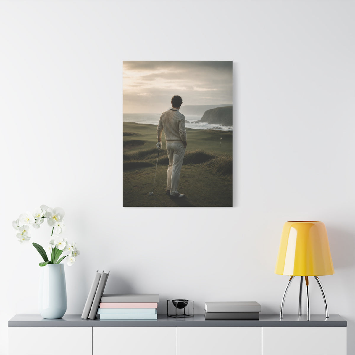 Old Money Coastal Golf Sports Wall Art & Canvas Print