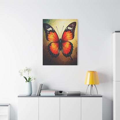 Golden Glow Butterfly Artwork Wall Art & Canvas Prints