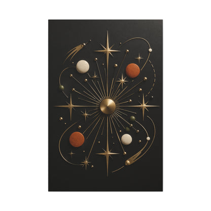 Atomic Starburst Constellation Wall Art & Canvas Print