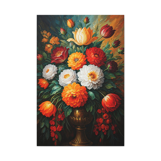 Vintage Garden Opulence Wall Art & Canvas Print