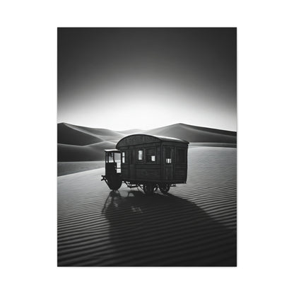 Desert Caravan in Moonlight Wall Art & Canvas Prints
