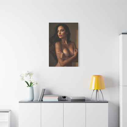 Warm Light Feminine Figure Study Wall Art & Canvas Print