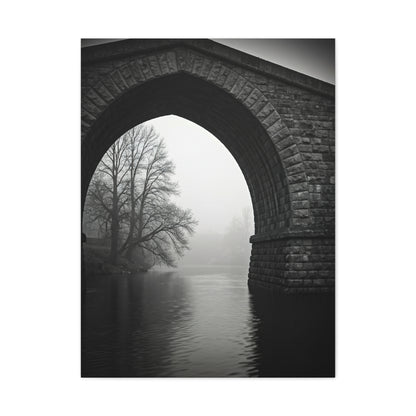 Misty Archway Bridge Scene Wall Art & Canvas Prints